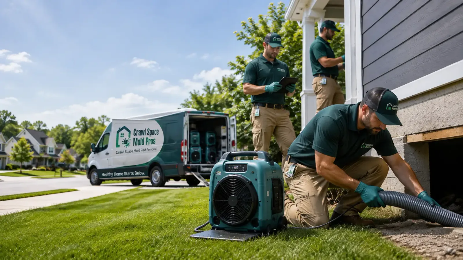 Crawl Space Mold Removal in Williamstown, NJ